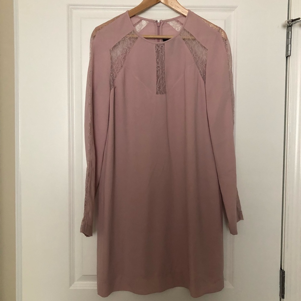 BCBG Lace Cut-out Dress